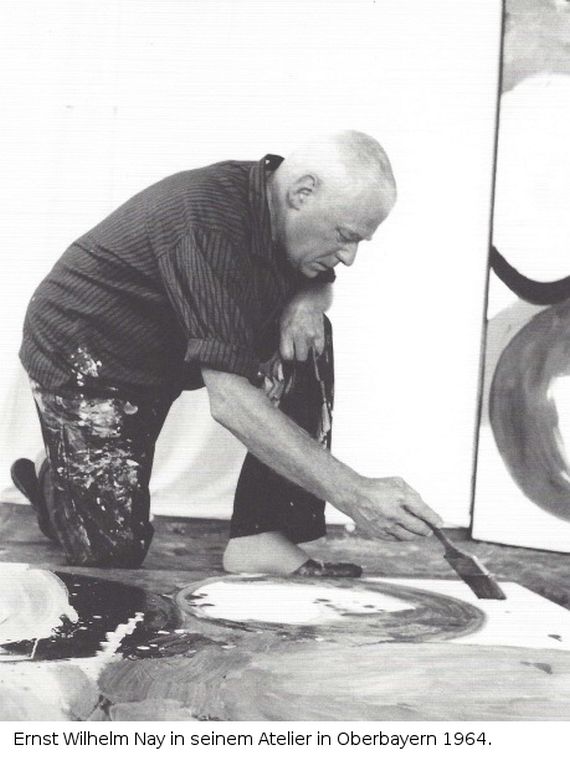 Ernst Wilhelm Nay - Hellblau im Zentrum - Weitere Abbildung