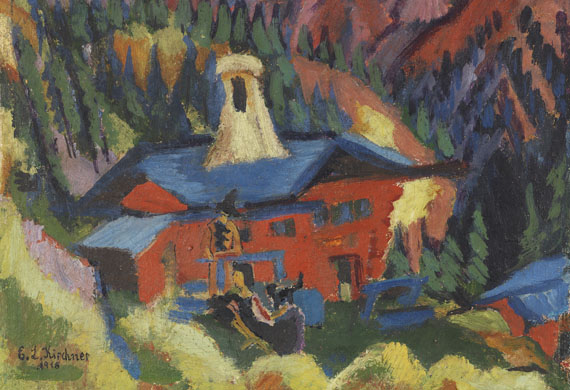 Ernst Ludwig Kirchner - Haus auf der Staffel - Weitere Abbildung