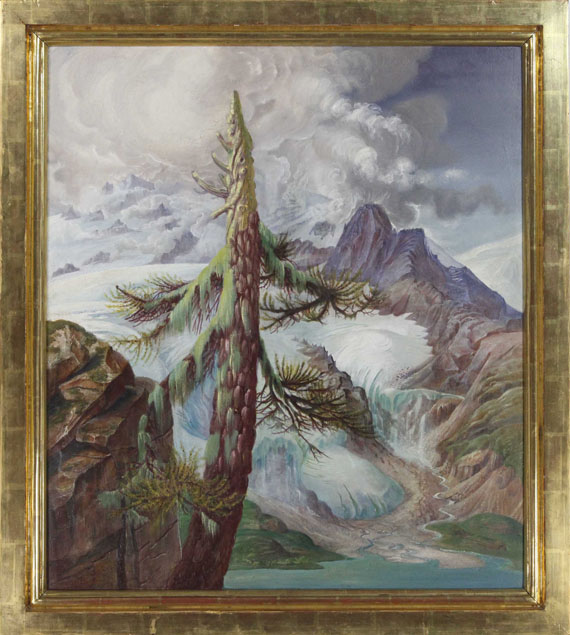 Otto Dix - Gletscher im Engadin - Rahmenbild