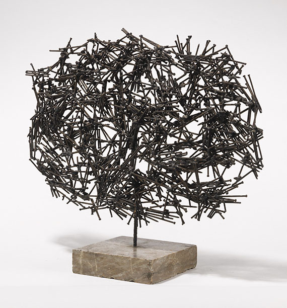 Günther Uecker - Nagelbaum - Rückseite