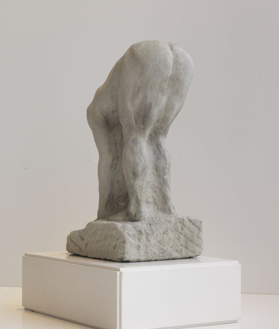 Georg Kolbe - Vornübergebeugter Akt - Rückseite