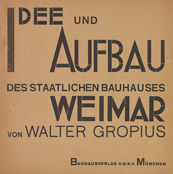 Walter Gropius - Idee und Aufbau + Einladung für Bauhausabende