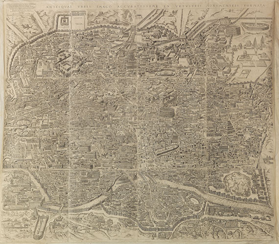 Pirro Ligorio - Anteiquae urbis imago (Plan des antiken Rom), Ausgabe C. Losi
