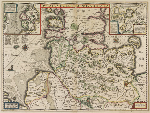 Willem Janszoon Blaeu - 31 Karten (überwieg. Deutschland)