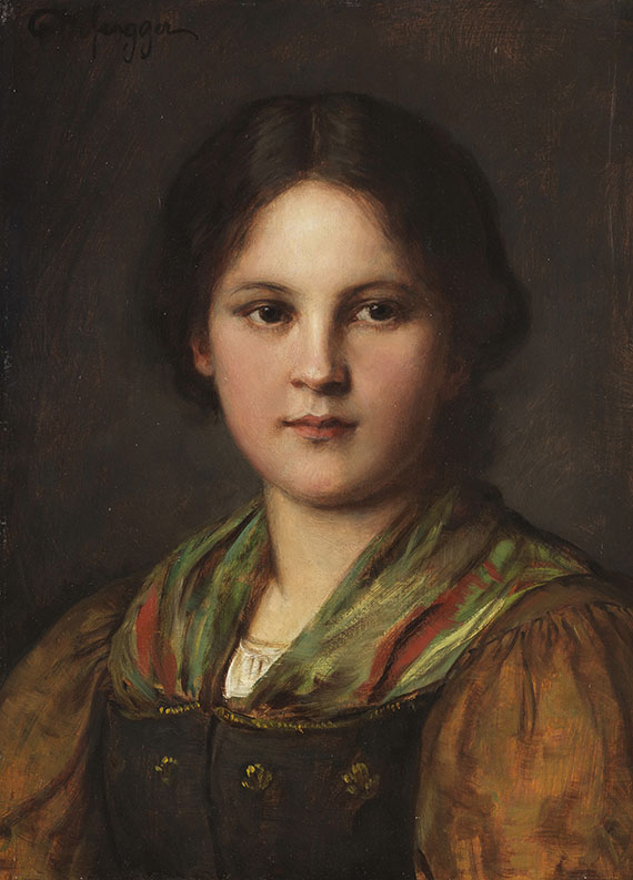 Franz von Defregger - Bauerndirndl