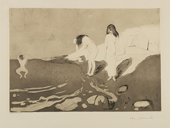 Edvard Munch - Badende Kvinner (Badende Frauen)