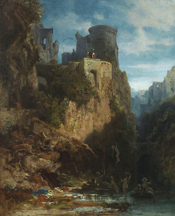 Carl Spitzweg - Nixenfang