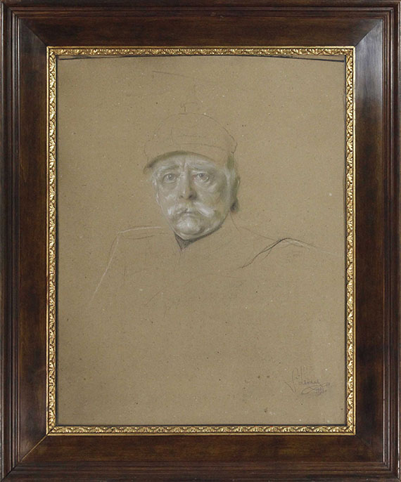 Franz von Lenbach - Porträt Otto Fürst von Bismarck - Rahmenbild