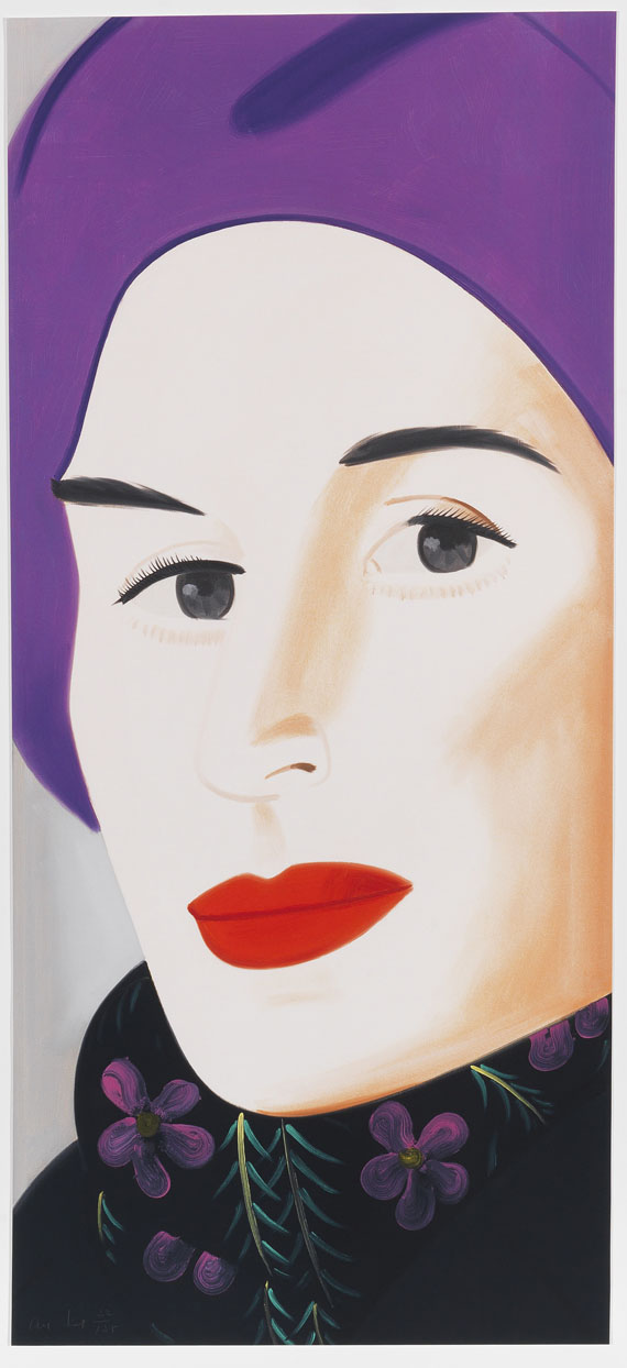 Alex Katz - Purple Hat (Ada)