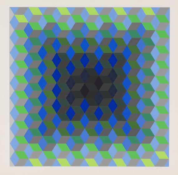 Victor Vasarely - Hommage a l’Hexagone