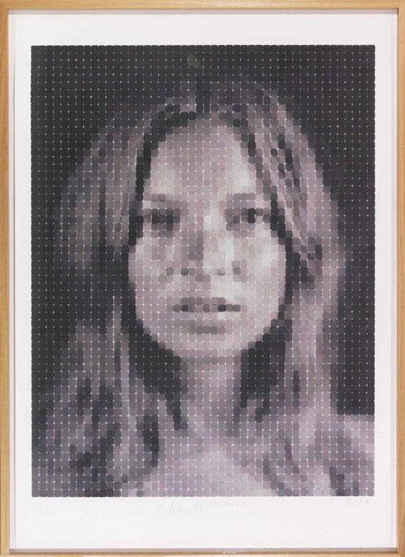 Chuck Close - Kate - Rahmenbild