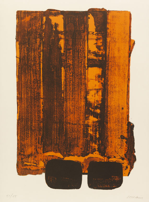 Pierre Soulages - Lithographie n° 34