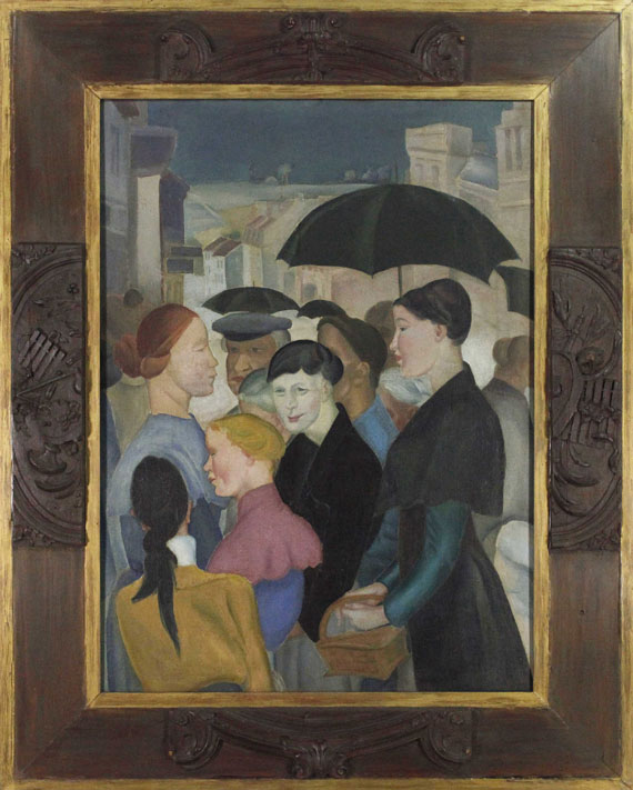 Reinhold Ewald - Der Regentag - Rahmenbild