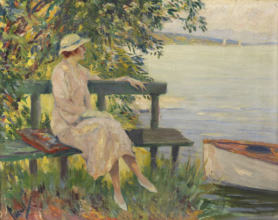 Edward Cucuel - Die grüne Bank