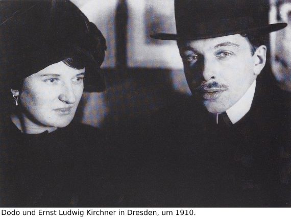 Ernst Ludwig Kirchner - Kirchner und Dodo im Café (Dresden) - Weitere Abbildung