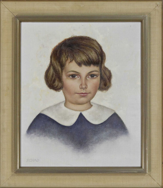 Christian Schad - Kinderbild Dagmar Berhard - Rahmenbild