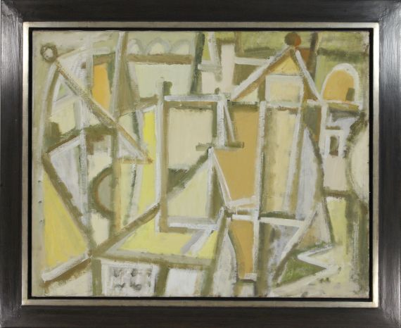 Eduard Bargheer - Gelbe Stadt - Rahmenbild