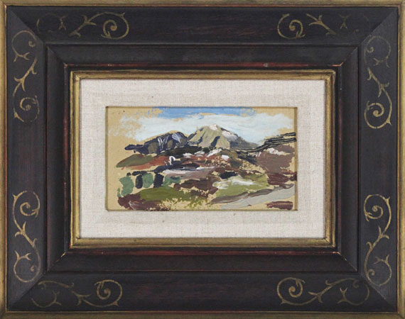 Gabriele Münter - Berglandschaft - Rahmenbild