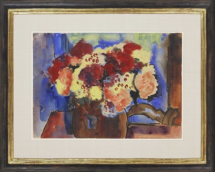 Karl Schmidt-Rottluff - Blumenstillleben - Rahmenbild