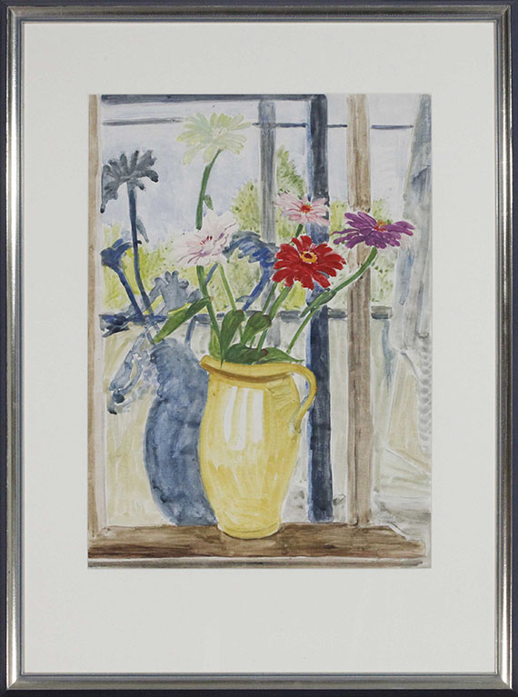 Erich Heckel - Zinnien - Rahmenbild