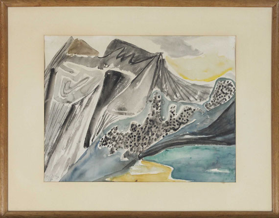 Wilhelm Nay、Vom vulkanischen Grau Strahlung - Ernst Wilhelm Nay (1964) - Staatliche Kunsthalle