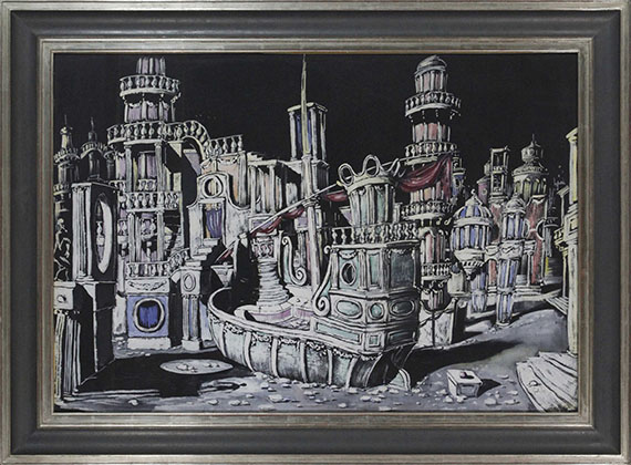 Domenico Gnoli - Scenografia fantasica - Rahmenbild