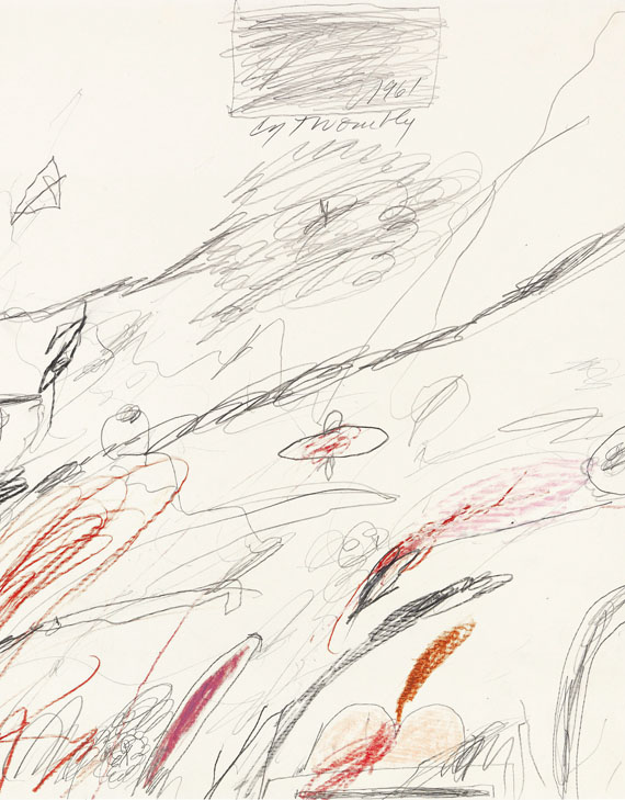 Cy Twombly - Untitled (Notes from a Tower)