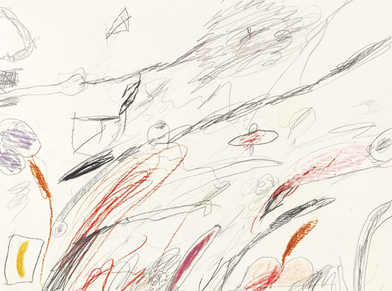 Cy Twombly - Untitled (Notes from a Tower)