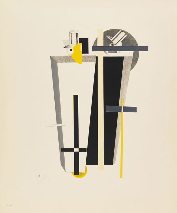 El Lissitzky - Plastische Gestaltung der elektro-mechanischen Schau «Sieg über Sonne»