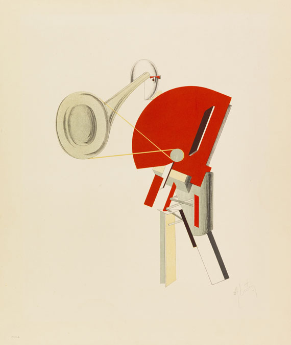 El Lissitzky - Plastische Gestaltung der elektro-mechanischen Schau «Sieg über Sonne» - Weitere Abbildung