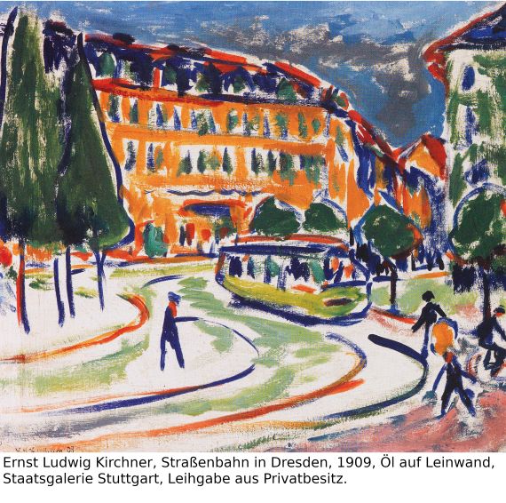 Ernst Ludwig Kirchner - Strassenbild (Dresden)