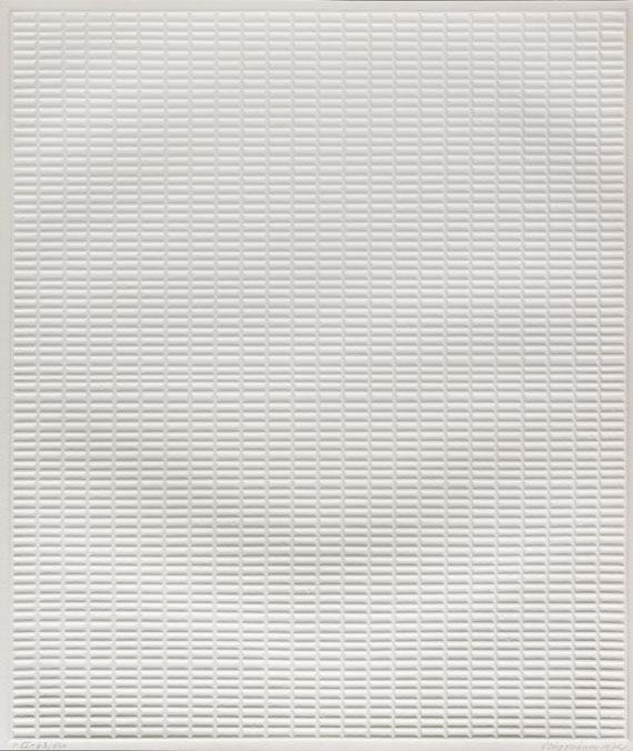 Jan Schoonhoven - Acht. 8 Zeichnungen und 8 Prägedrucke - Weitere Abbildung