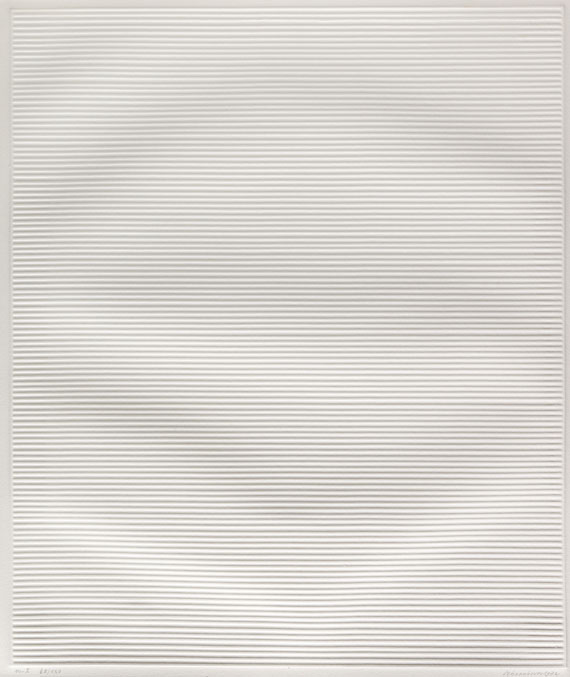Jan Schoonhoven - Acht. 8 Zeichnungen und 8 Prägedrucke - Weitere Abbildung