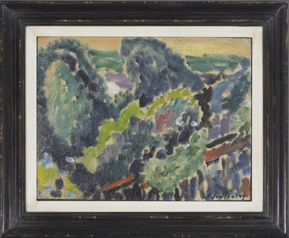 Alexej von Jawlensky - Landschaft am Genfersee - Rahmenbild