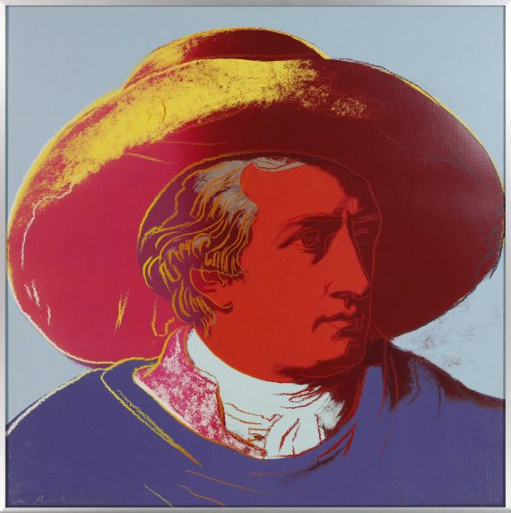 Andy Warhol - Goethe - Rahmenbild