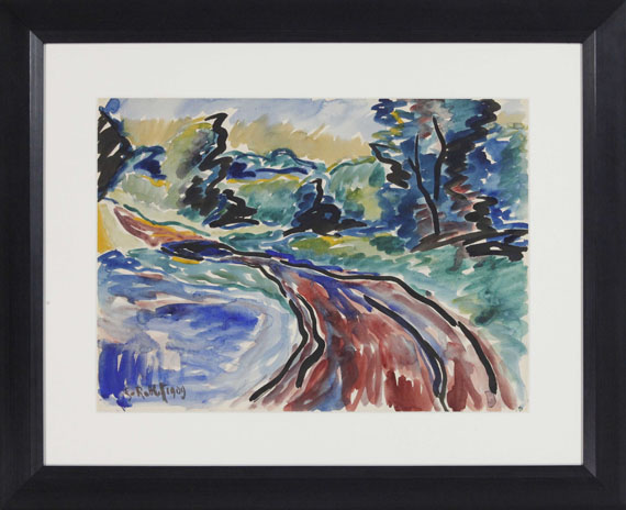 Karl Schmidt-Rottluff - Kühler Morgen - Rahmenbild