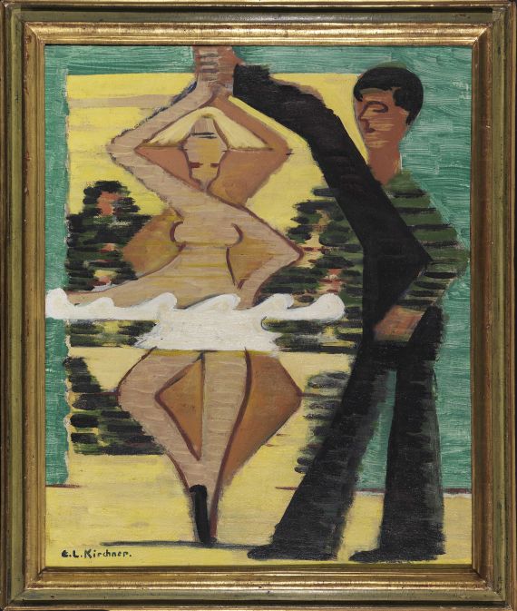 Ernst Ludwig Kirchner - Drehende Tänzerin - Rahmenbild