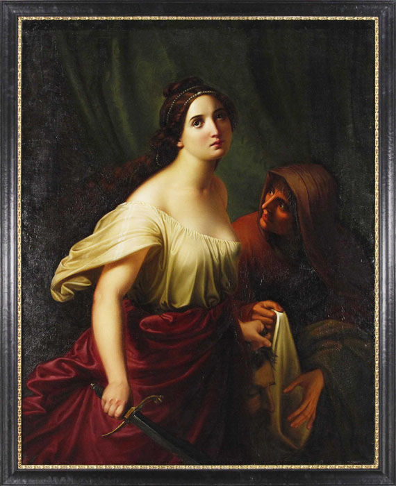 Adolf Gottlob Zimmermann - Judith mit dem Haupt des Holofernes - Rahmenbild