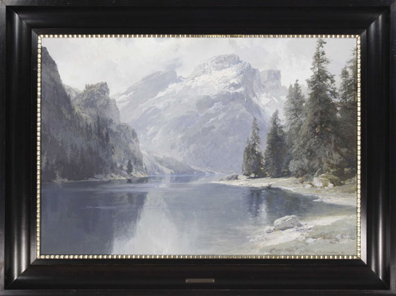 Edward Theodore Compton - Pragser Wildsee - Rahmenbild