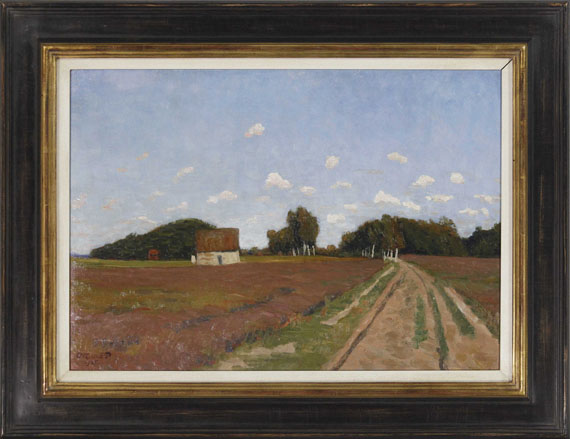 Otto Modersohn - Sommertag bei Worpswede - Rahmenbild