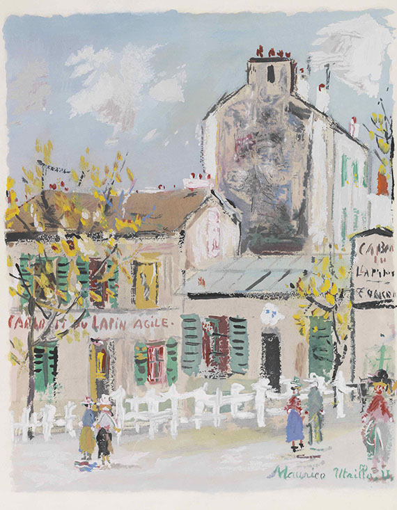 Jean Vertex - Le Village inspiré. Illustriert von Utrillo