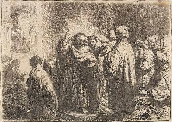 Rembrandt van Rijn - Zinsgroschen
