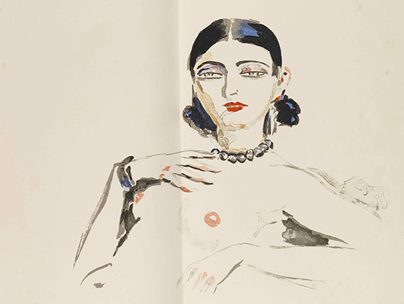 Kees van Dongen - Le princesse de Babylone. Einband von Devauchelle