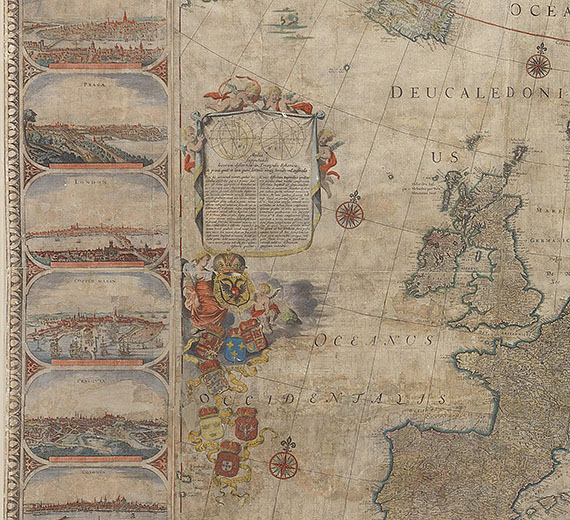 Frederick de Wit - Nova et accurata totius Europae tabula (Wandkarte)