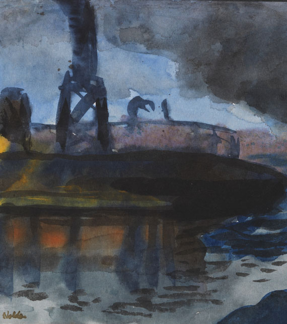 Emil Nolde - Hamburger Hafen - Weitere Abbildung