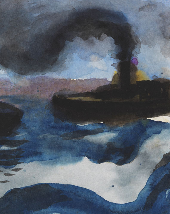 Emil Nolde - Hamburger Hafen - Weitere Abbildung