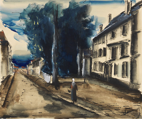 Maurice de Vlaminck - Vue d?une rue