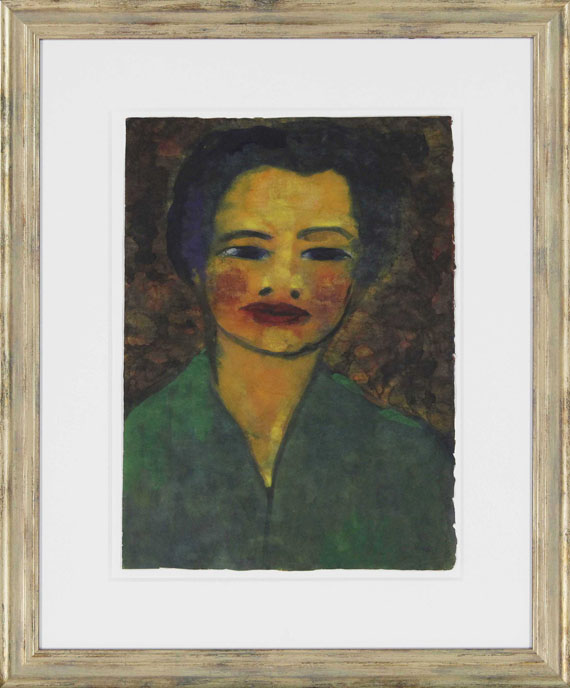 Emil Nolde - Frauenporträt - Rahmenbild