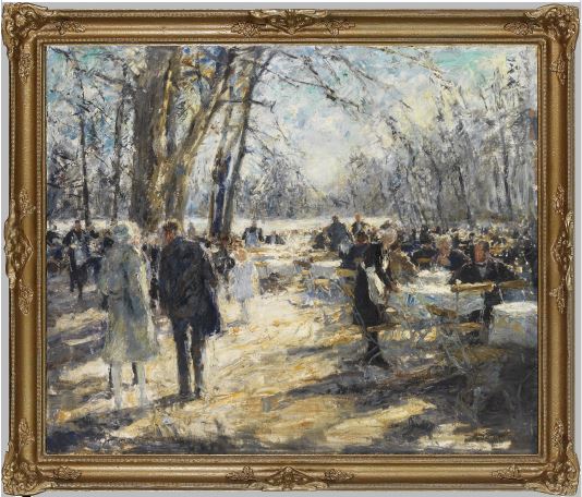 Otto Pippel - Ostern im Englischen Garten in München - Rahmenbild