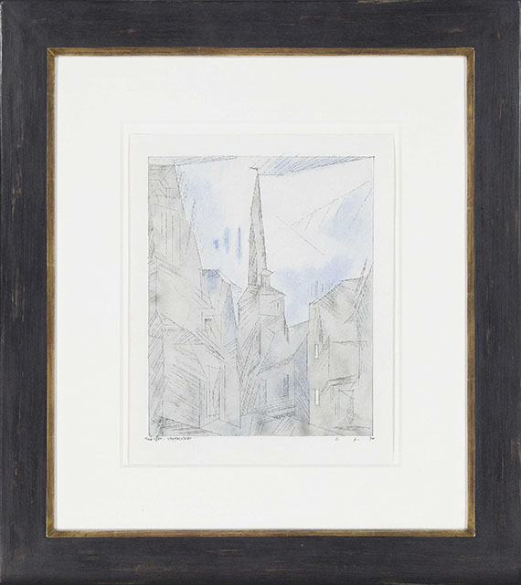 Lyonel Feininger - Umpferstedt - Rahmenbild